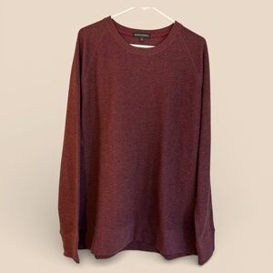 Banana Republic MENS Burgundy Cotton Blend Sweater Size XL